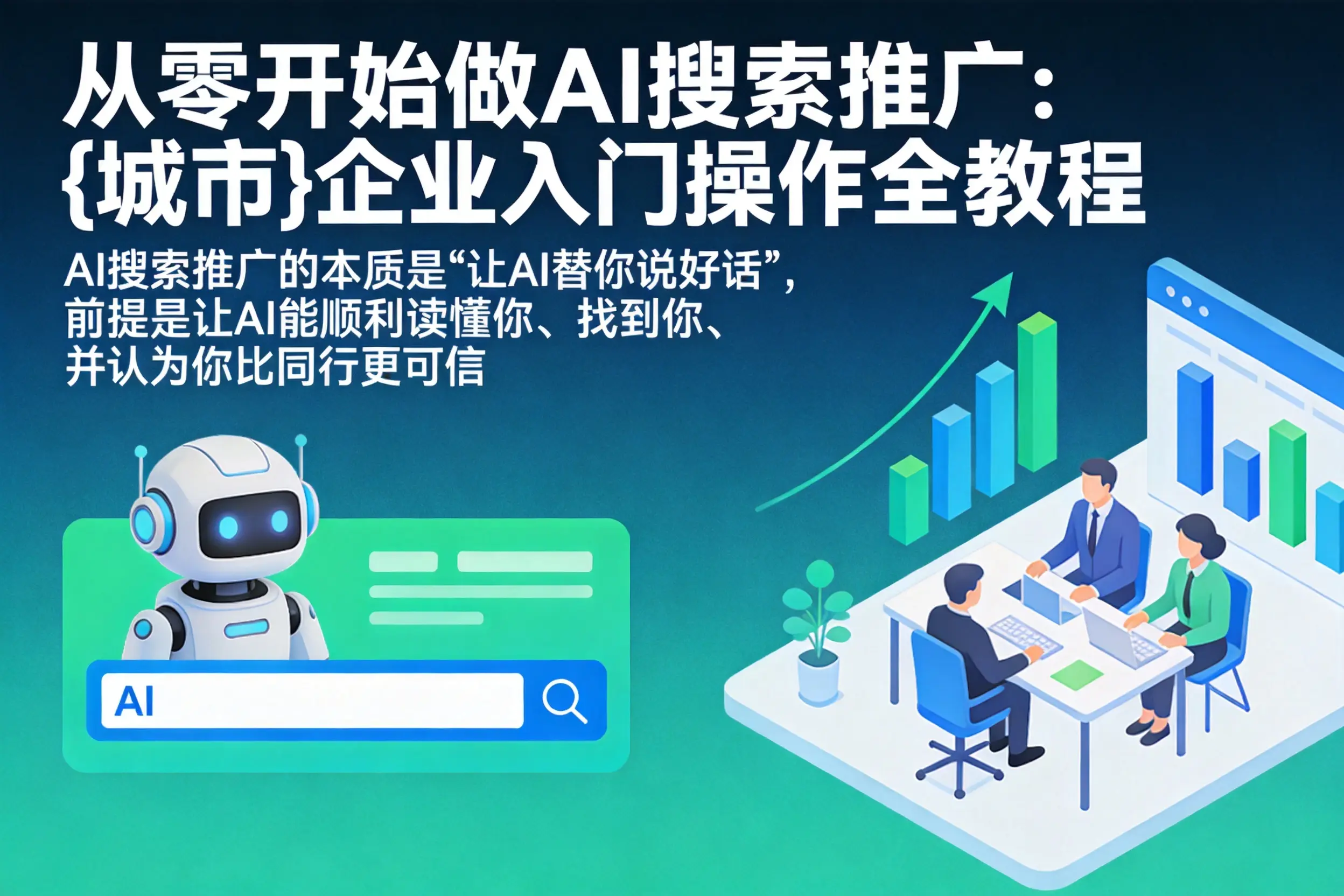 从零开始做AI搜索推广：奇台企业入门操作全教程